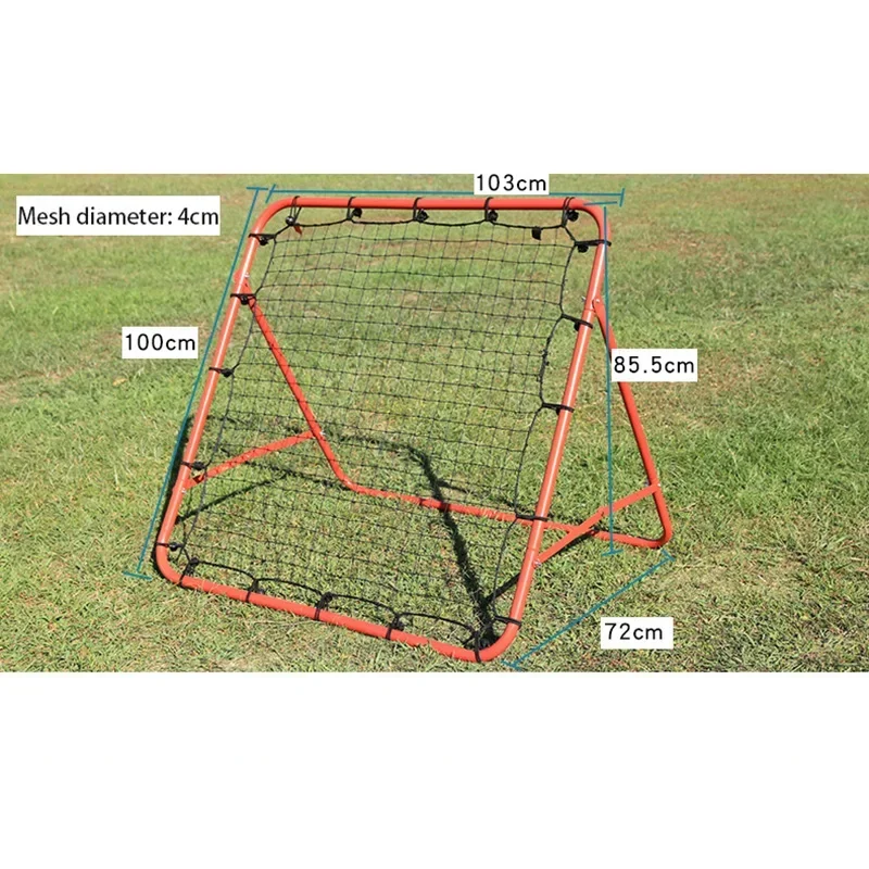 Jaring Rebound sepak bola pipa baja gerbang sepak bola jaring latihan memantul Golf bisbol hoki bantuan menembak peralatan latihan