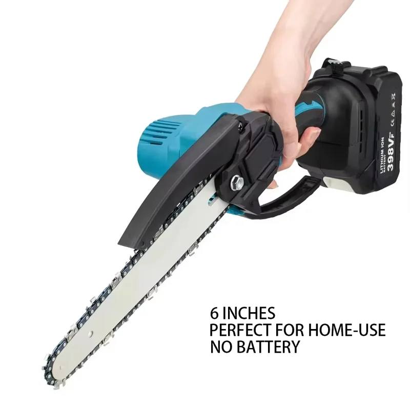 أداة 6 بوصة منشار صغير لاسلكي محمول باليد سلسلة الطاقة الكهربائية أداة قطع نوع منشار الحديقة لتقليم الأشجار