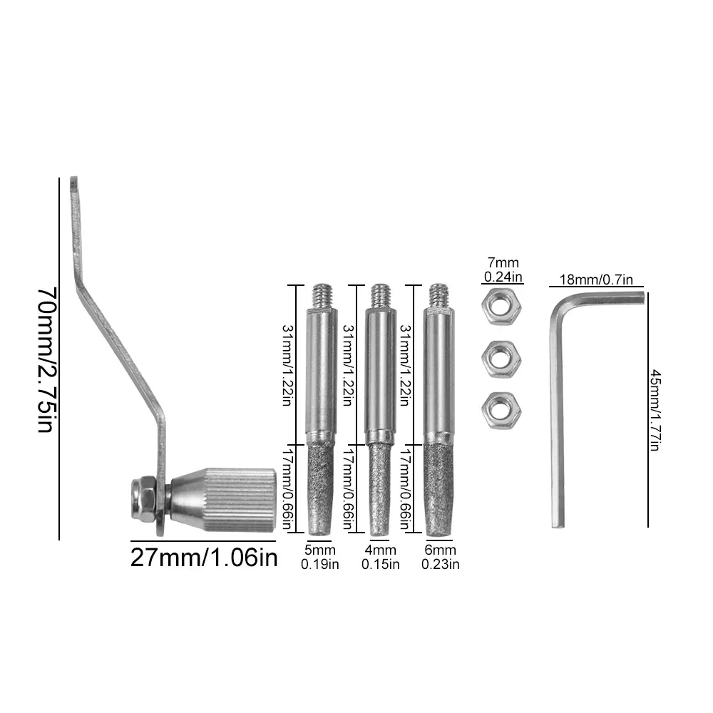 With Sharpening Heads For Chain Saws Chainsaw Sharpeners Jig Chain Grinder Chainsaw Sharpener Kit Chainsaw Chain Sharpening