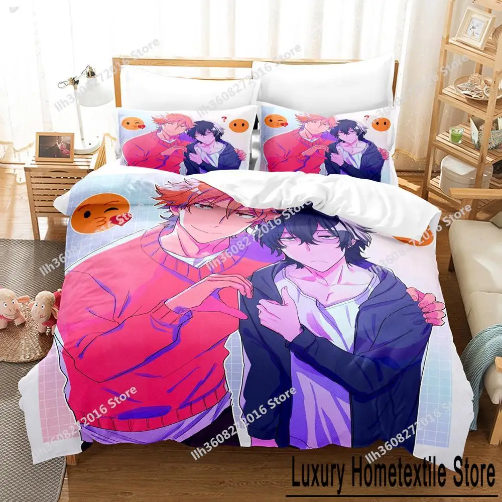 3D Print Anime Buddy Daddies Bedding Set Single Twin Full Queen King Size Bed Set Adult Kid Bedroom Duvetcover Sets Home Textile