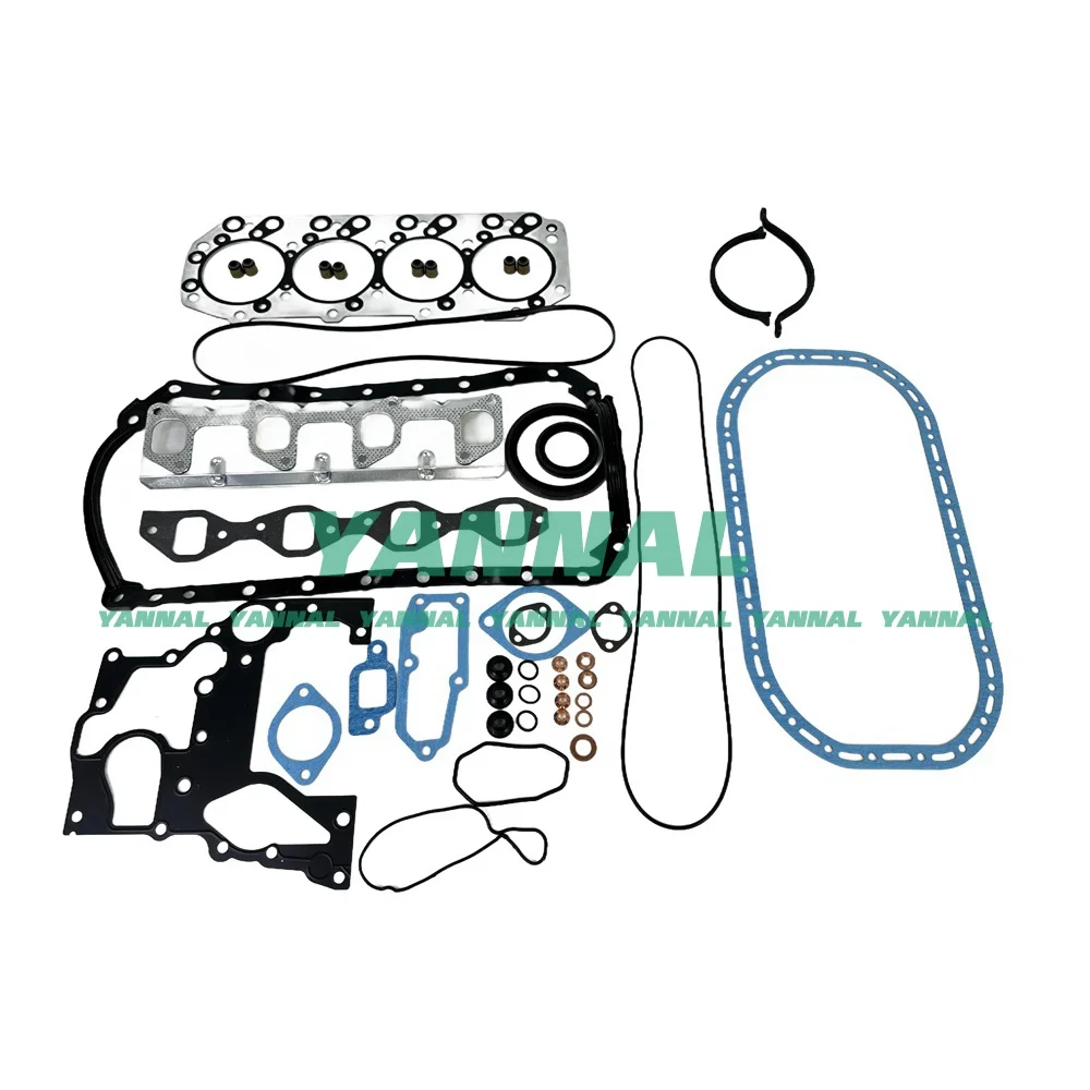 4JB1 4JB1T Engine Gasket Kit For Isuzu for Mustang for Bobcat 843 Excavator