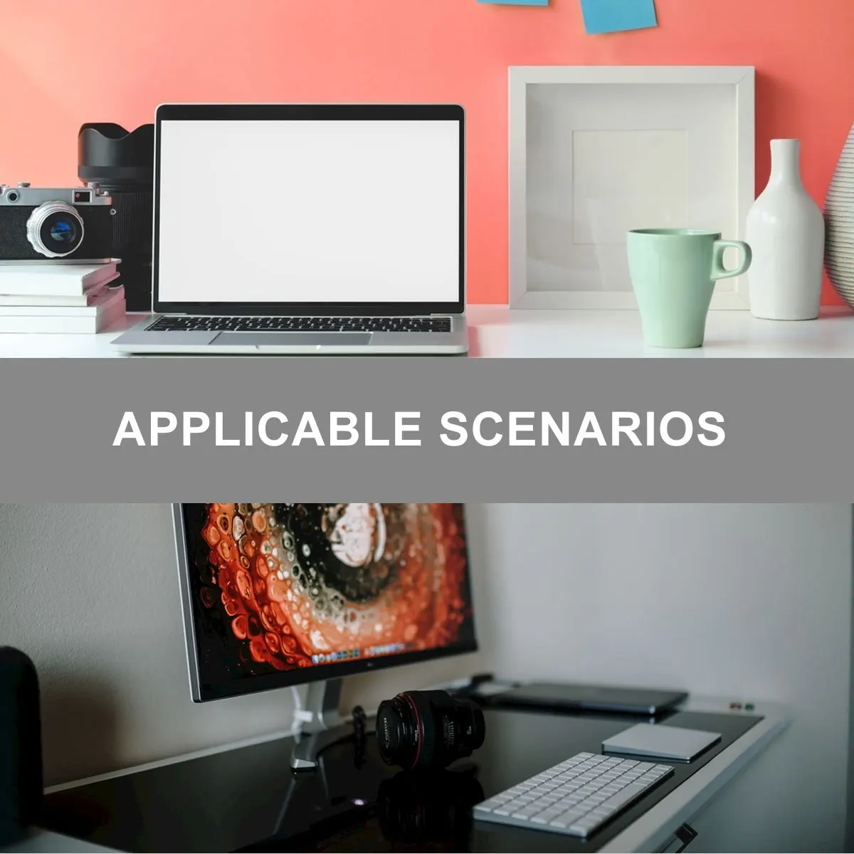 

2Pcs Silicone Keyboard Cover Healthy No Odor Safe Use for Kb216p Kb216t Wk636 Gradient Pink Mint Keyboard Cover