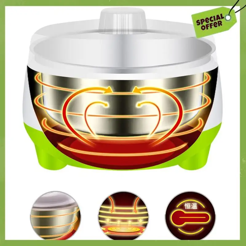 Yogurtera de textura delicada, máquina compacta para hacer yogur griego, yogur casero DIY para el hogar, yogur orgánico, fabricante de queso