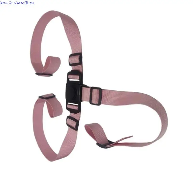 حزام سلامة الأطفال D0UA Polyester 3 نقاط للمقاعد الداعمة.