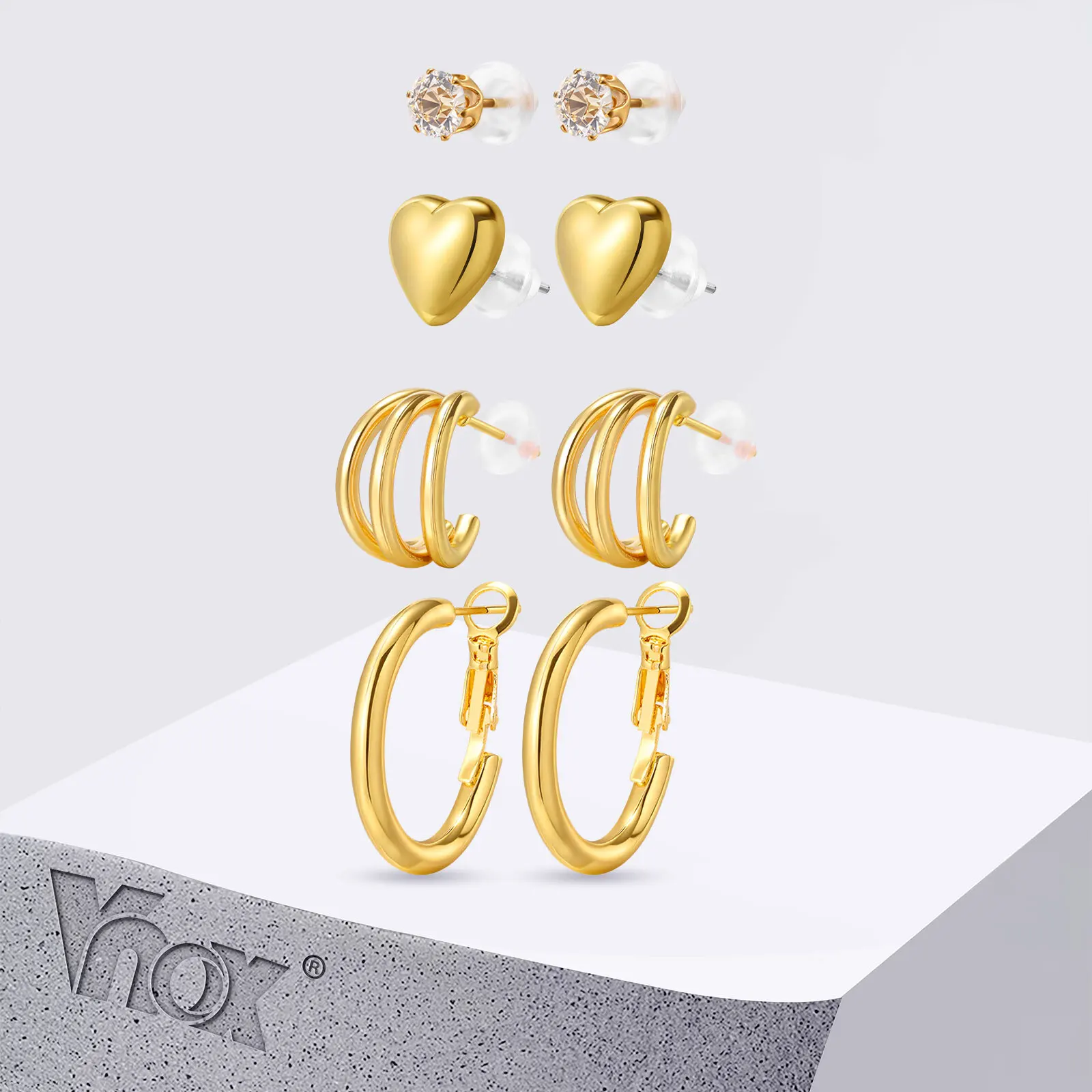 Vnox New Simple 8Pc… - image