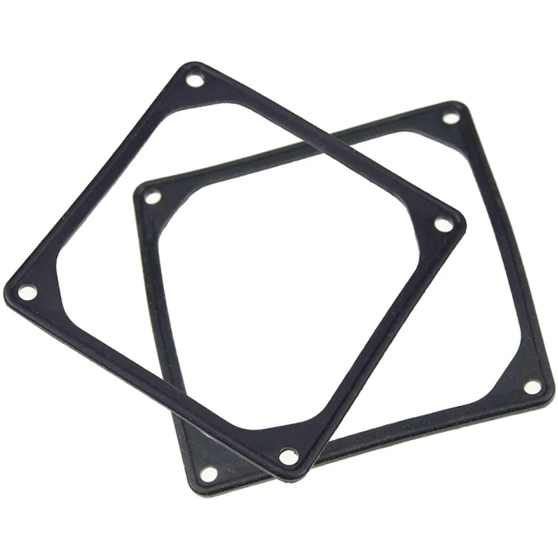 10Pcs Anti-Vibration Silicon Fan Gasket Noise Reducing Gasket Pad For PC Computer Case Fan