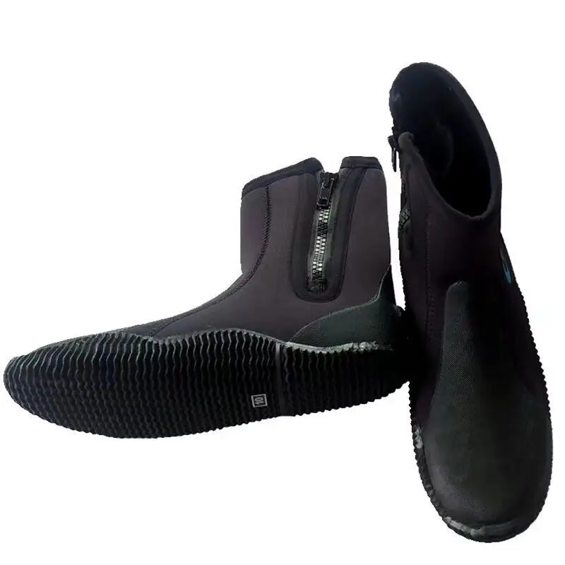 Wear-Resistant Sulfurized Beach Shoes Diving Shoes Surfing River Trekking Shoes Warm Anti-Slip 5MM Thick Sulfurized Shoe Upgr...