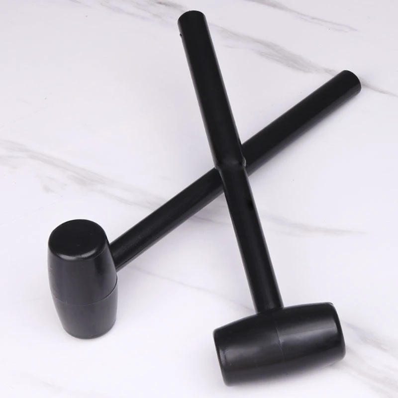 مطرقة مطاطية خفيفة الوزن مطرقة ناعمة لتركيب الأرضيات والبلاط، تصميمات متينة ومريحة، أدوات مطرقة E7CB