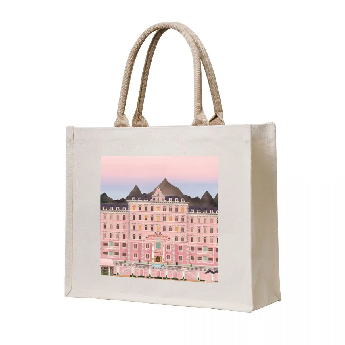 

Grand Budapest Hotel Poster Wes Movie rushmore Tote Bag shopping bag logo female bag Big women