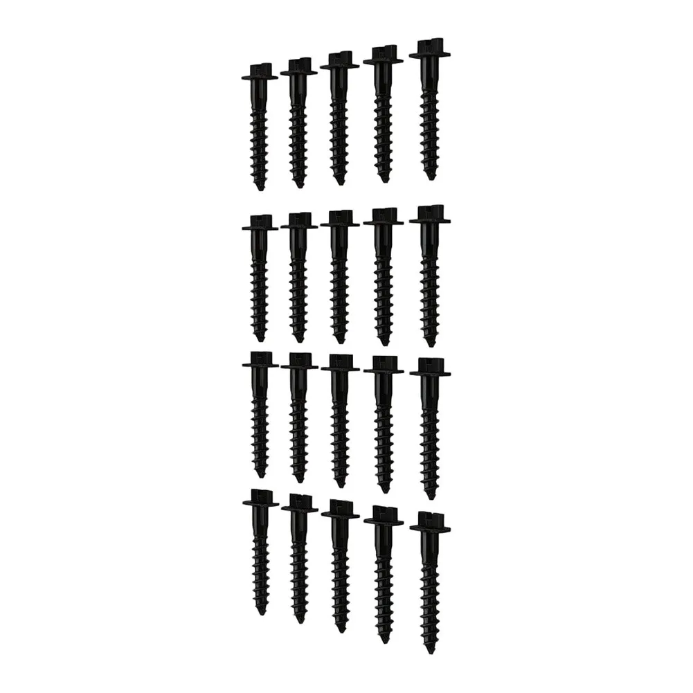 20 Pieces Filter Housing Screws 6509605AA 11549031 For Chrysler For Jeep For Dodge For Ram Robust Black Finish Auto Parts