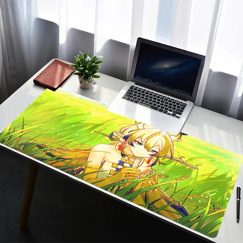 

Коврик для мыши, коврик для геймерской клавиатуры, настольные коврики Arknights Shu, расширенный коврик для мыши, классический офисный ПК, игровые аксессуары, коврик для мыши