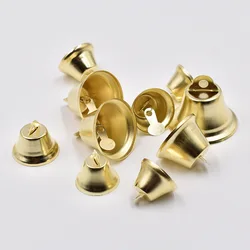 50pcs 10-50mm Aluminum Bells DIY Crafts Accessories Christmas Gingle Bell Wedding Party Decoration Bells Supplier
