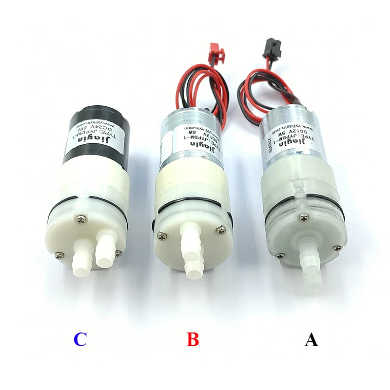 1PCS Jiayin JYPDM-1 Micro 370 Motor Water Pump DC 12V 18V 24V Mini Diaphragm Pump Self-priming Suction Water Pump for Pumping