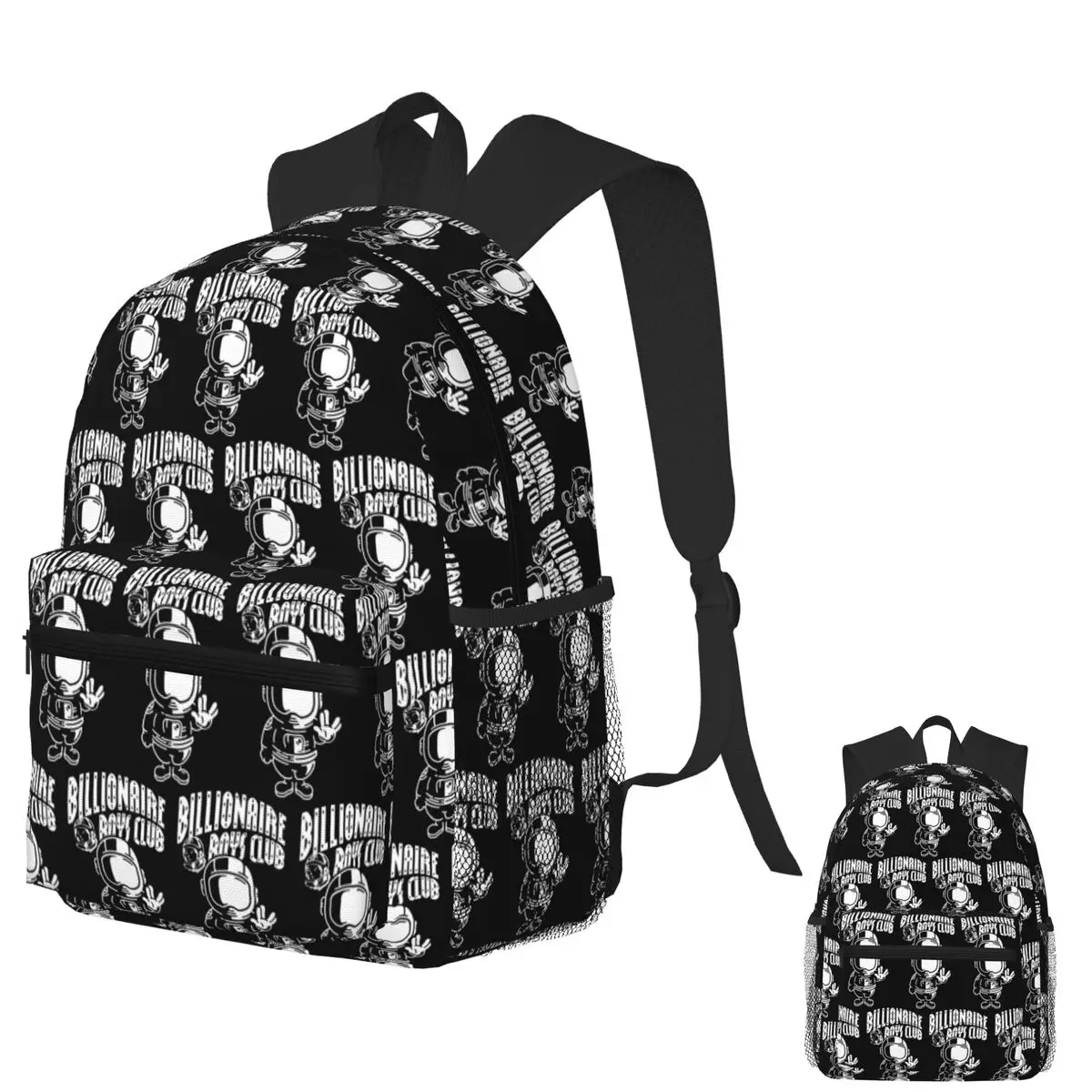 

Billionaire Black Student Backpack School Bag Hiking Travel Daypack for Boys Girls Fashion Bookbag Shoulder Bags