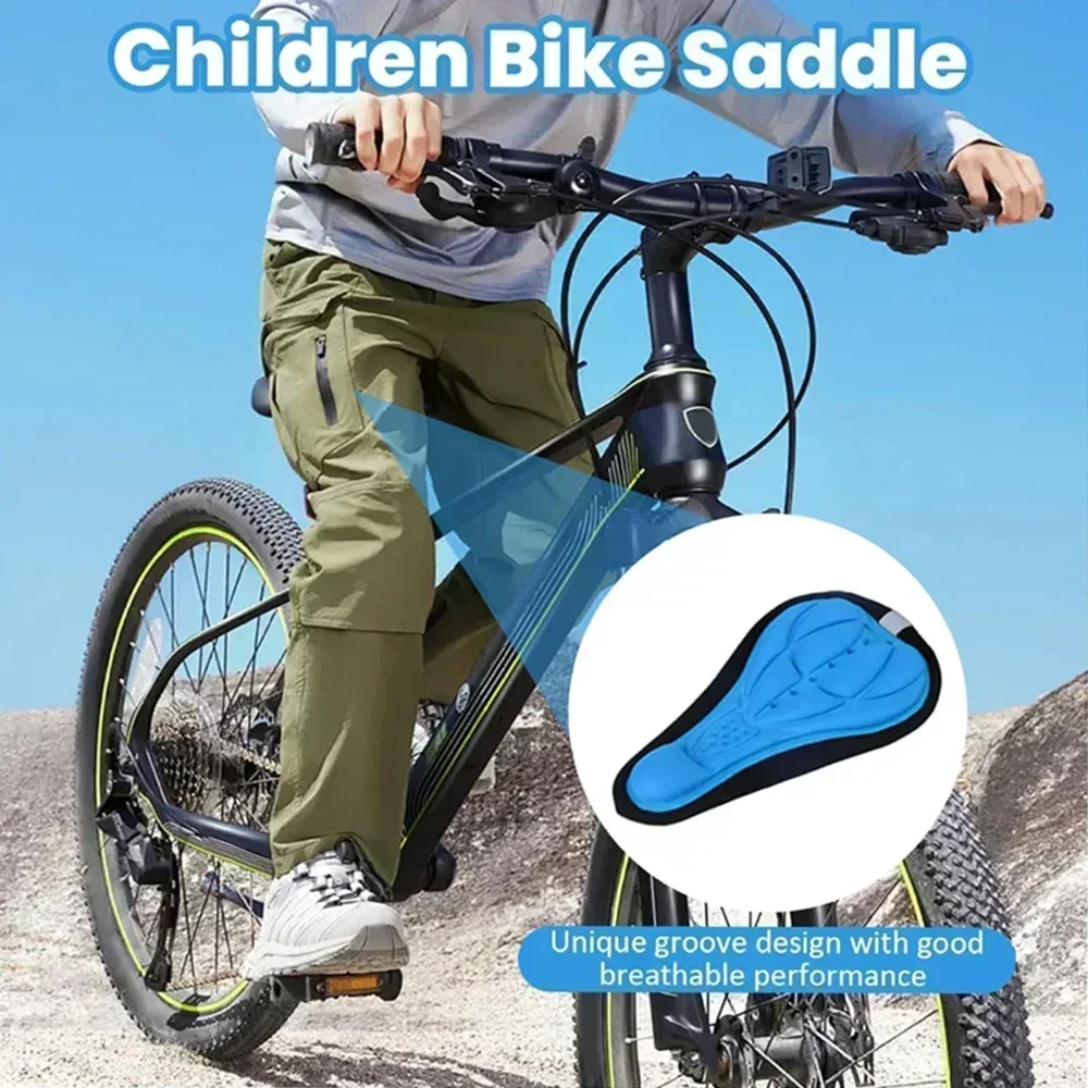 1PCS Gel Padded Bike Seat Cover Extra Soft Comfy for Men Women Comfort,with Stationary, Exercise,Mountain Bikes, Road & Electric view 4