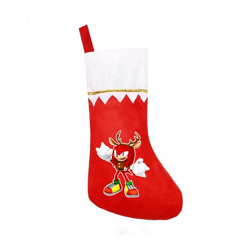 سونيس عيد الميلاد الجوارب المنزل فندق الديكور عيد الميلاد الجوارب لطيف الكرتون أنيمي نمط هدية كيس الحلوى هدية عيد ميلاد الأطفال