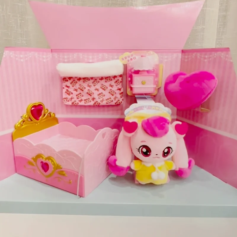 Kawaii Catchiniping Hatchuping شخصية ليلة مجموعة دمية دافئة القلب مسرح لعبة للفتيات الأطفال ملحق ليلة سعيدة