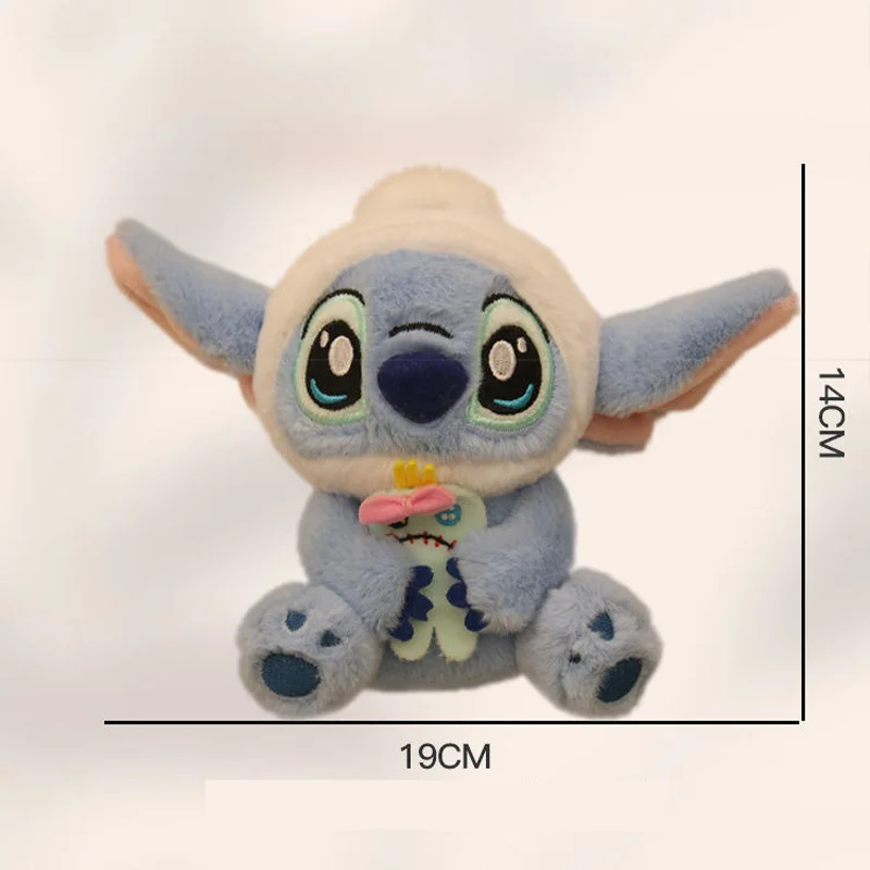 أنيمي Kawaii غرزة محشوة اللعب Bluely ليلو وستيتش أفخم المفاتيح دمى حقيبة حفلة عيد ميلاد هدية للطفل صبي فتاة