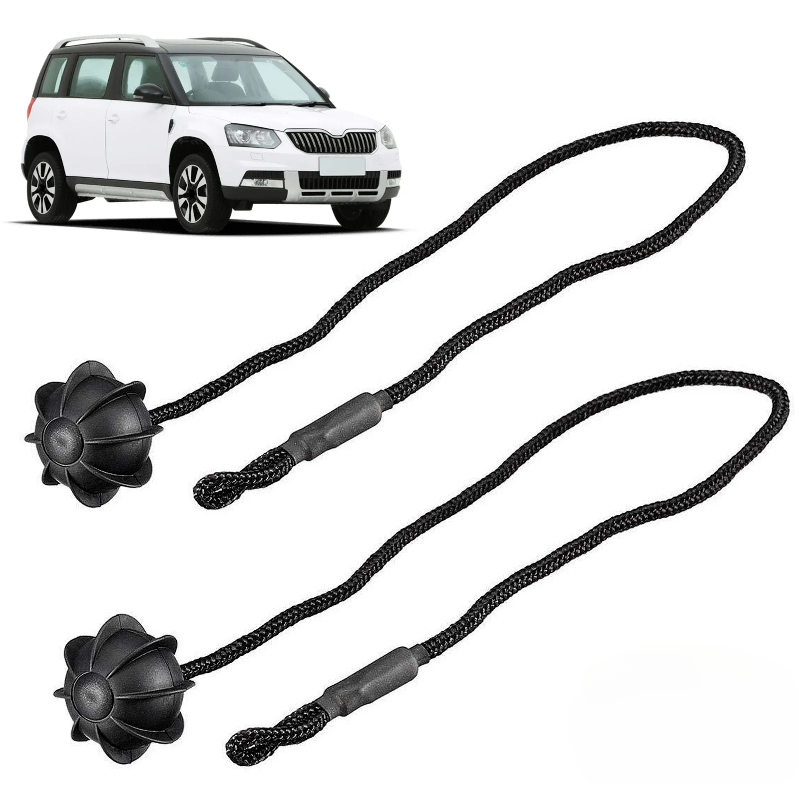 1 PC Car Parcel Shelf String Cord Cover Rear Shelves Trunk Hang Rope Buckle Sling Holding Strap For VW Golf MK6 MK5 GTI R20