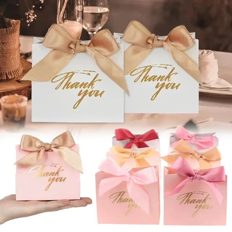 Boîte-cadeau de bonbons marbrés en carton gris, boîte d'emballage de cadeau de remerciement, boîte d'emballage de cadeaux de noël, de mariage, de fête d'anniversaire, 1/5/10 pièces