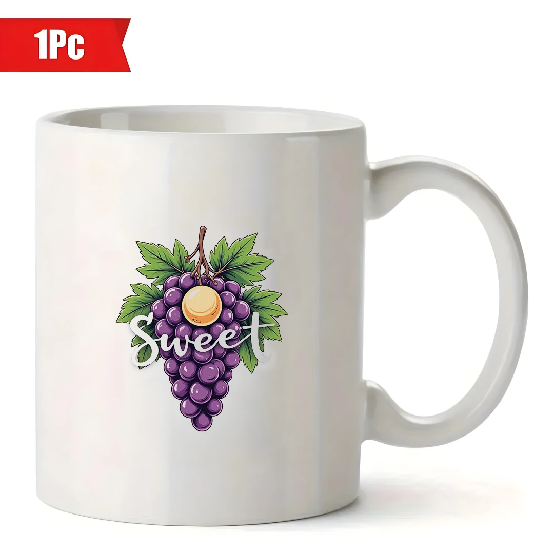 11온스 만화 포도 머그컵 + 스위트하트 음료 컵 - 크리스마스 어린이 가족 사무실 컵