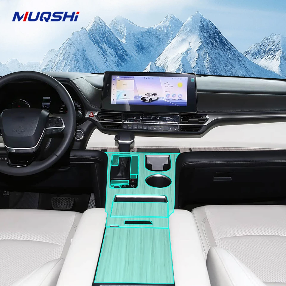 

Защитная пленка для салона автомобиля для Toyota Sienna 2024 2022, наклейка против царапин, украшение на панель шестерни, прозрачный матовый