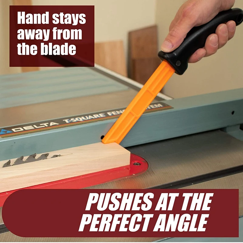 ABXF-2 Pack безопасный деревообрабатывающий толкатель идеально подходит для толкания запаса через настольные пилы фрезерные столы формирователи