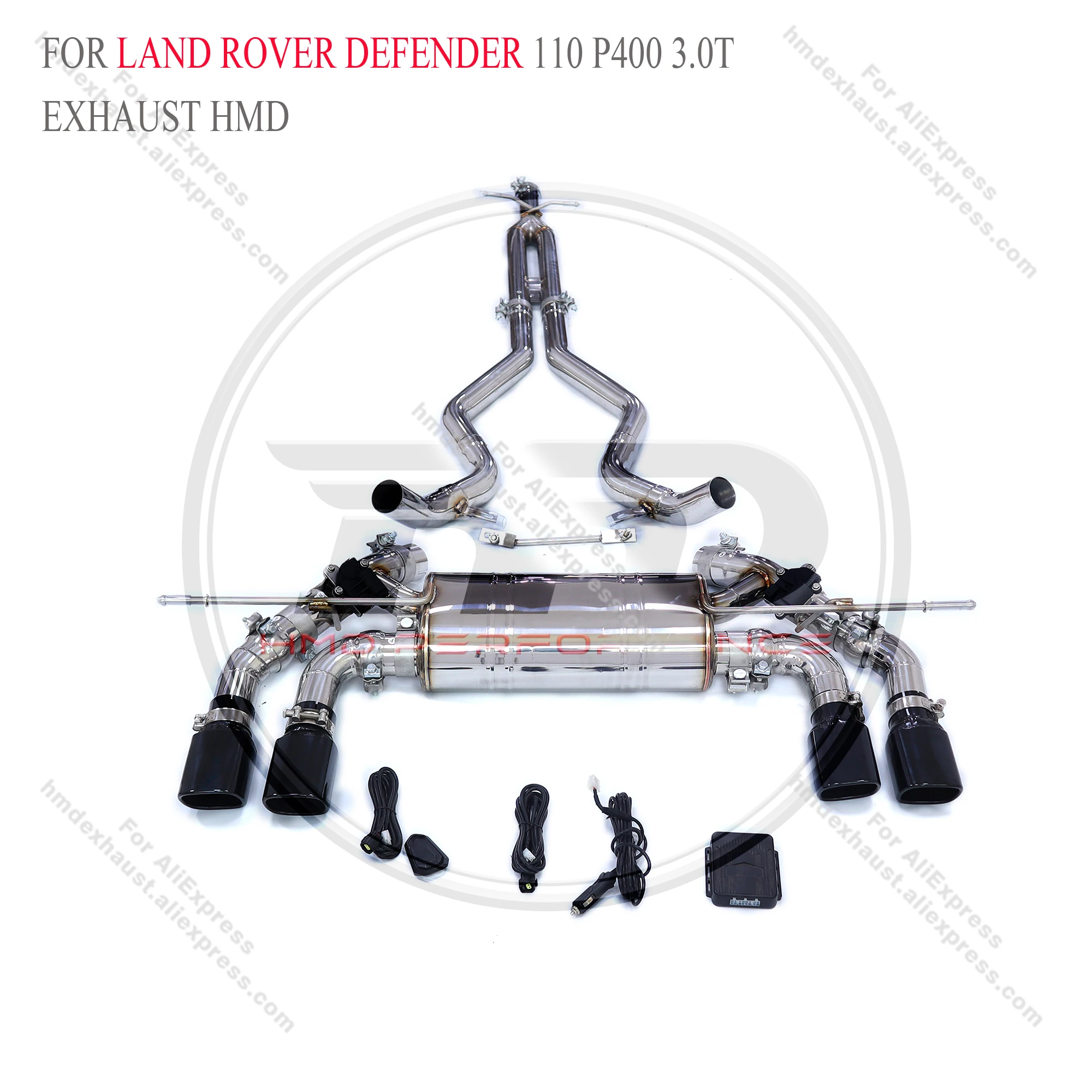 

Stainless stee for Land Rover Defender 110 P400 3.0T with valve HMD Exhaust System Performance