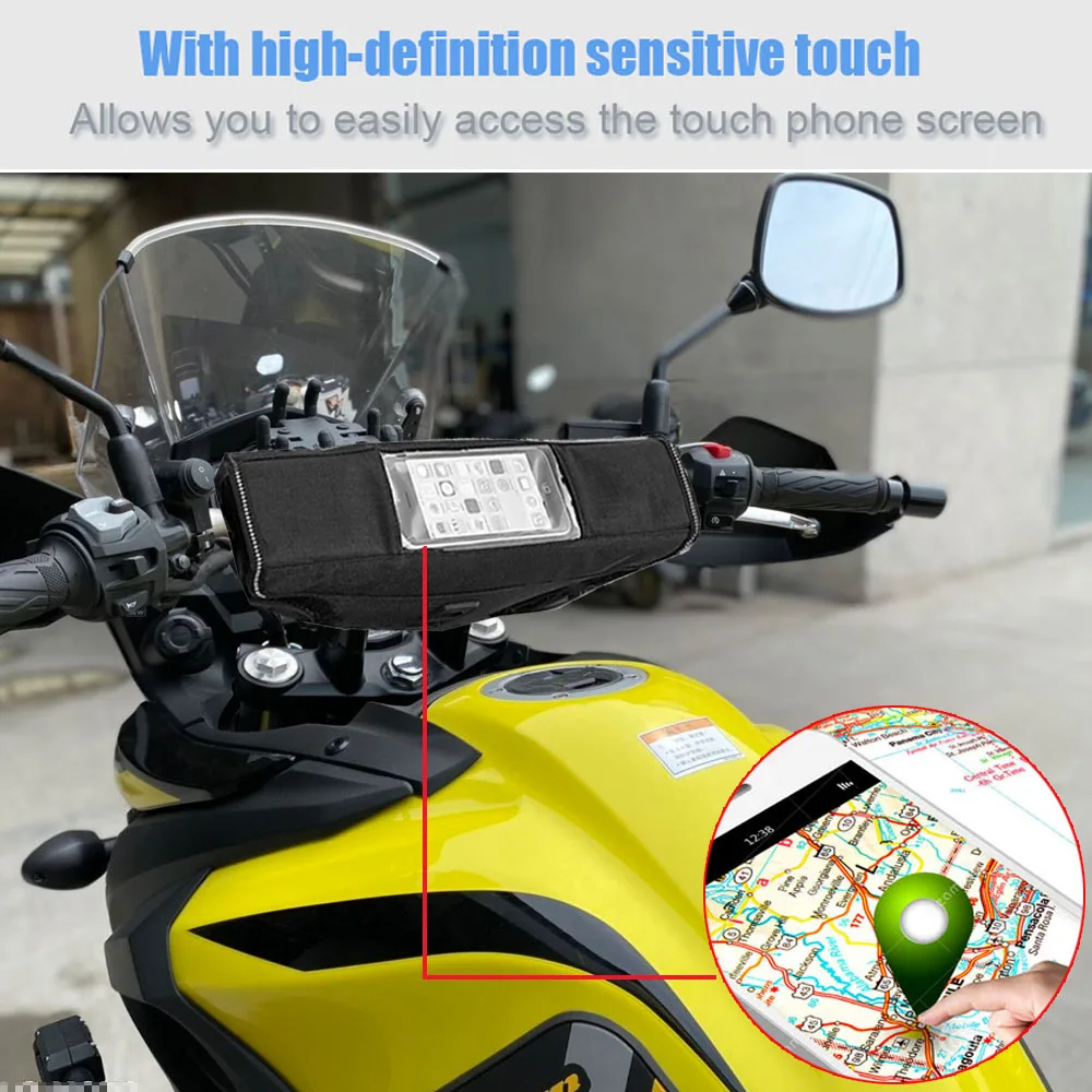 For Suzuki V-Strom 1000 V-Strom 650 V strom Vstrom Handlebar Waterproof Bag Travel Bag storage bag