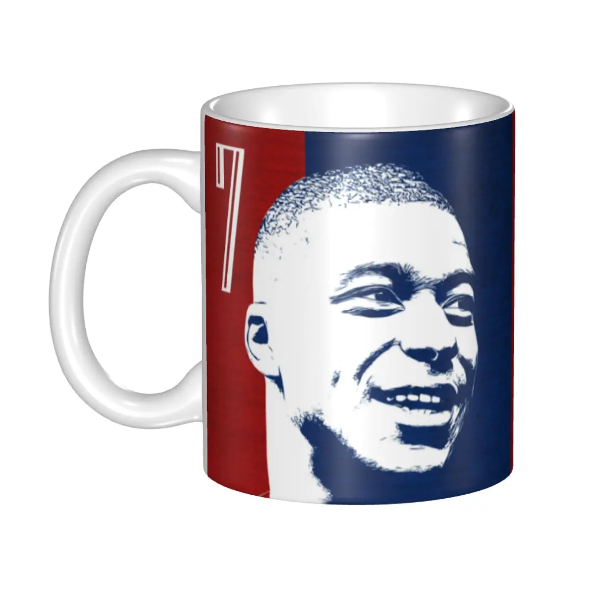 Футбольный подарок Mbappes Meme Кофейная кружка DIY Custom Football Lover Керамическая кружка для чая и молока