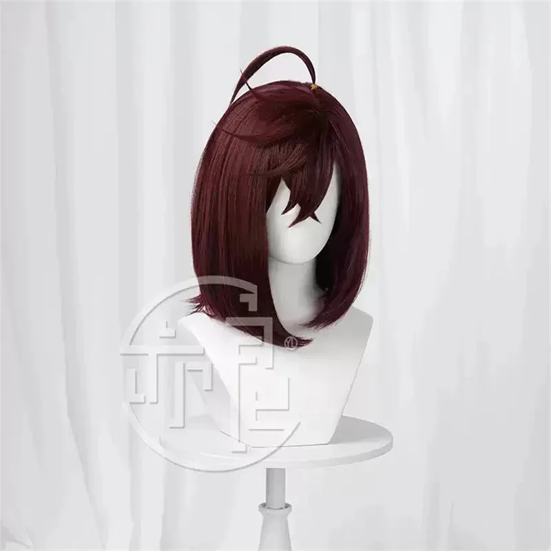 2025 aaa أنيمي Dandadan مومو Ayase شعر مستعار تأثيري قصير النبيذ الأحمر بوبو مقاومة للحرارة الشعر الاصطناعية هالوين زي لعب الأدوار الاسمية