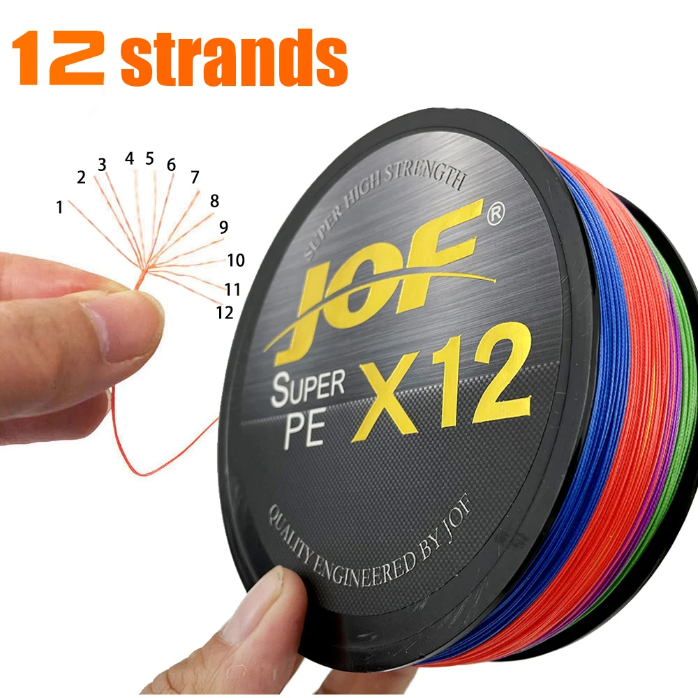JOF X12 Línea Trenzada PE 12 Hebras - Multifilamento agua salada - imagen 4