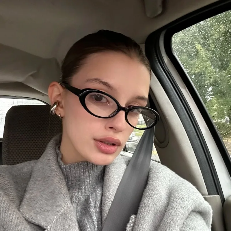 

2/3 Anti-blue Light Computer Glasses for Female College Students with Replaceable Lenses