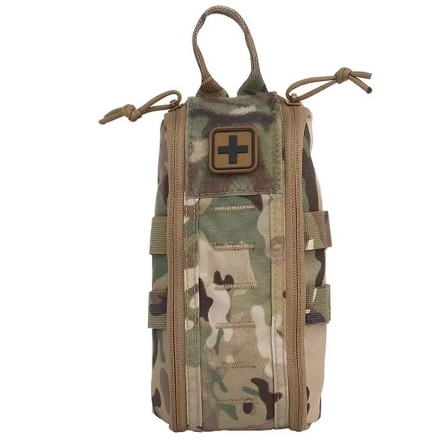 Tactical EDC Multi-function Long strip shape Magazine MOLLE Individual First Aid Kit IFAK  Hunting Airsoft Quick Medical Pouch