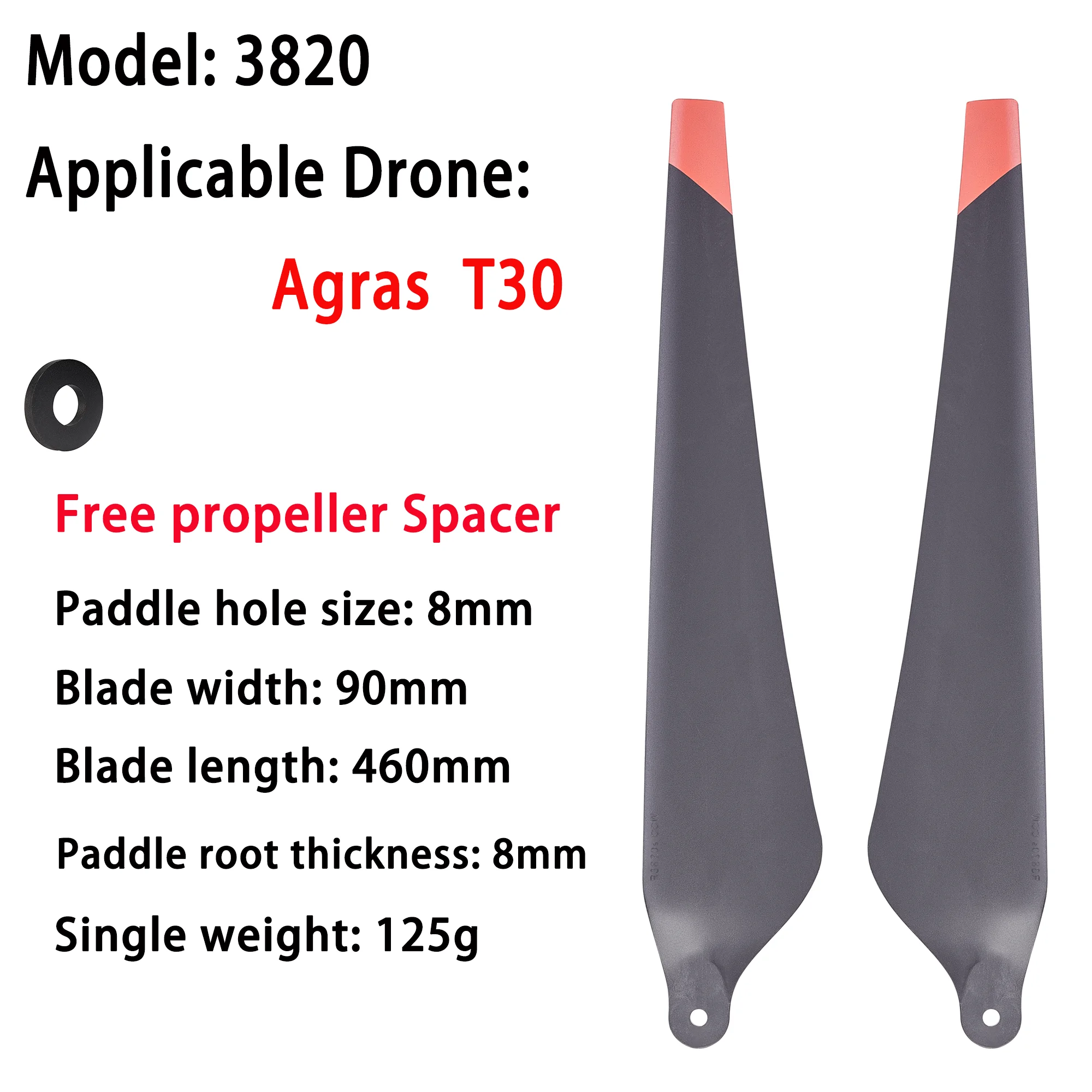 

Copy Agras T30 3820 Drone Parts Folding Carbon Fiber Plastic Mix Propeller CW CCW Propellers Drone Blades Agricultural Drone