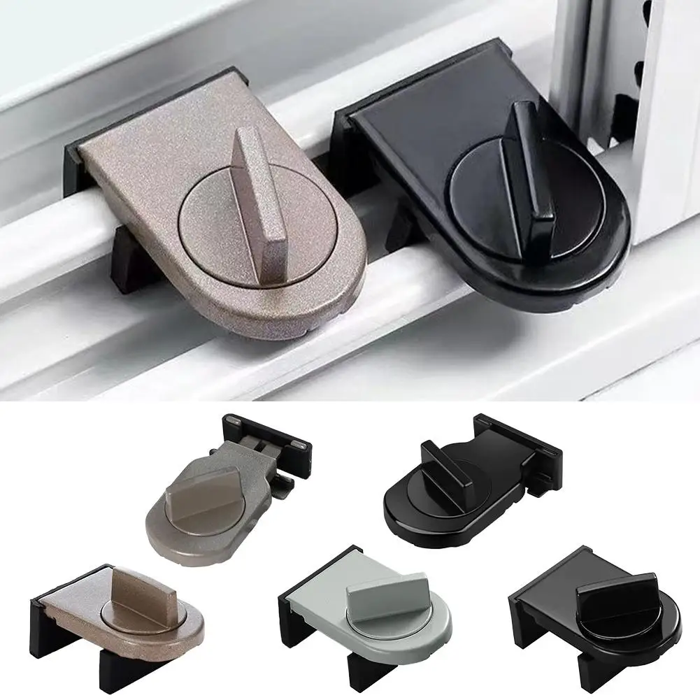 Verrou de sécurité réglable pour fenêtre coulissante, sangle de verrouillage pour armoire, accessoires de sécurité antivol pour porte et fenêtre