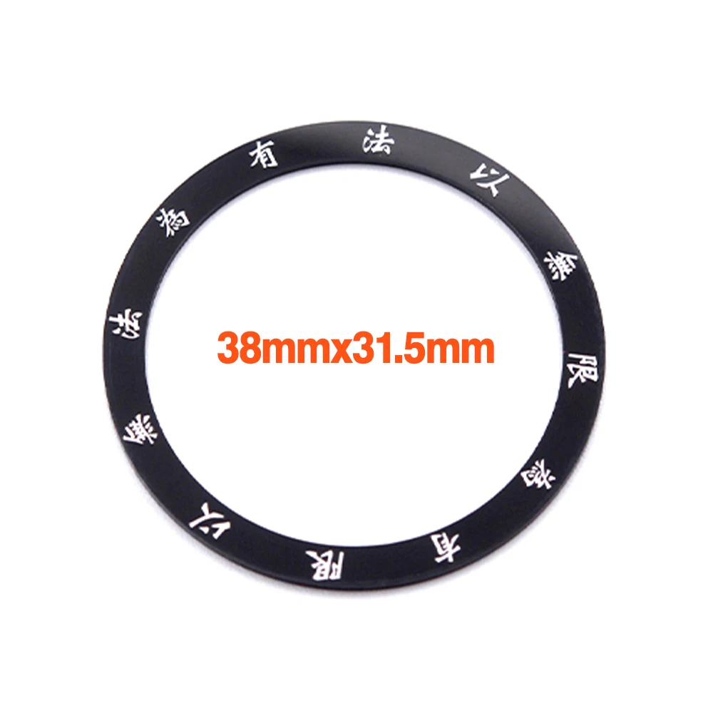 38mm Ceramic Bezel Insert SKX007 Bezel Ring Fit for SKX007 SKX009 SRPD SUB GMT Watch Case NH35 NH36 Case Curved Flat Bezel Ring