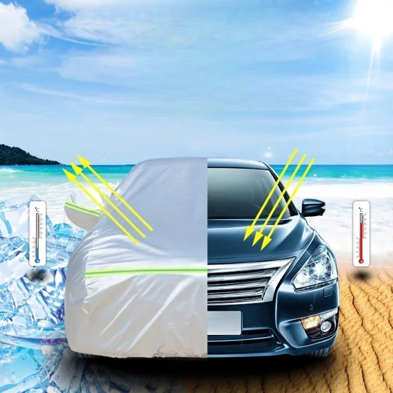 For Toyota Camry Car Cover Sun Protection Rain Protection Heat Insulation Thickened Shading Dust Protection Interior Accessories