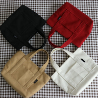 Women Shoulder Bag Small Cotton Canvas Handbag Casual Tote Female Eco Bag Cute Messenger Bags 2024
