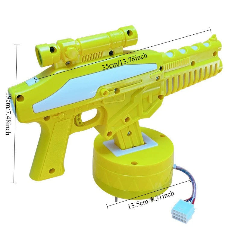 Kids Shooting Arcade Game Coin Operated Machine Minions Battle Robots with Dynamic Steering Wheel Coin Operated Games
