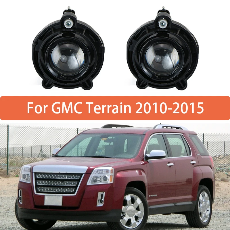

Пара противотуманных фар для GMC Terrain 2010 2011 2012 2013 2014 2015, противотуманные фары переднего бампера 2593157 GM2593157 10335108 116-00811