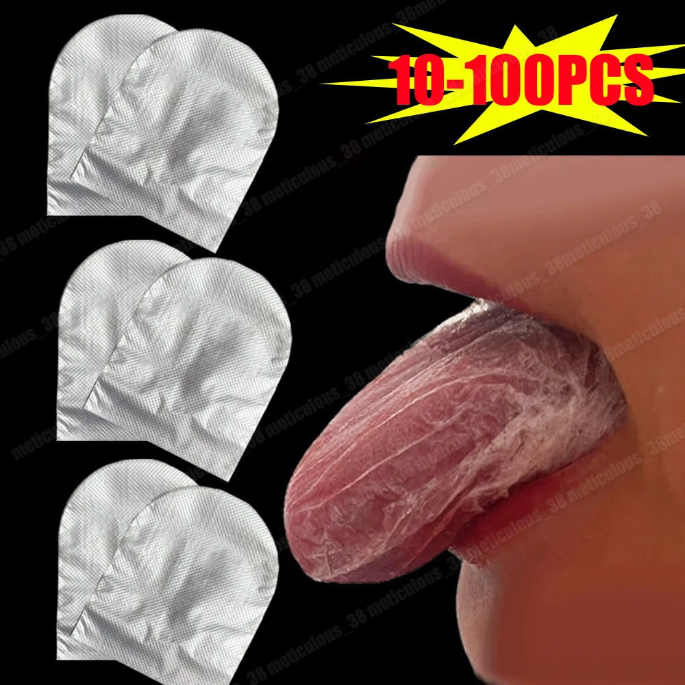 10-100pcs Disposable Tongue Covers Medicinal Oral Tongue Protectors Block Bitter Taste Avoidance Covers for Adults Children