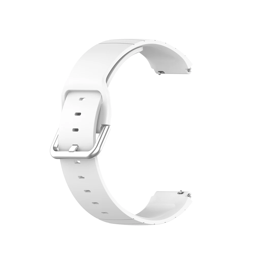 19 مللي متر ساعات سيليكون العصابات ل Umidigi Uwatch 3/ Uwatch GT/ Veryfitpro ID205L Smartwatch الرياضة الأشرطة استبدال معصمه ID205
