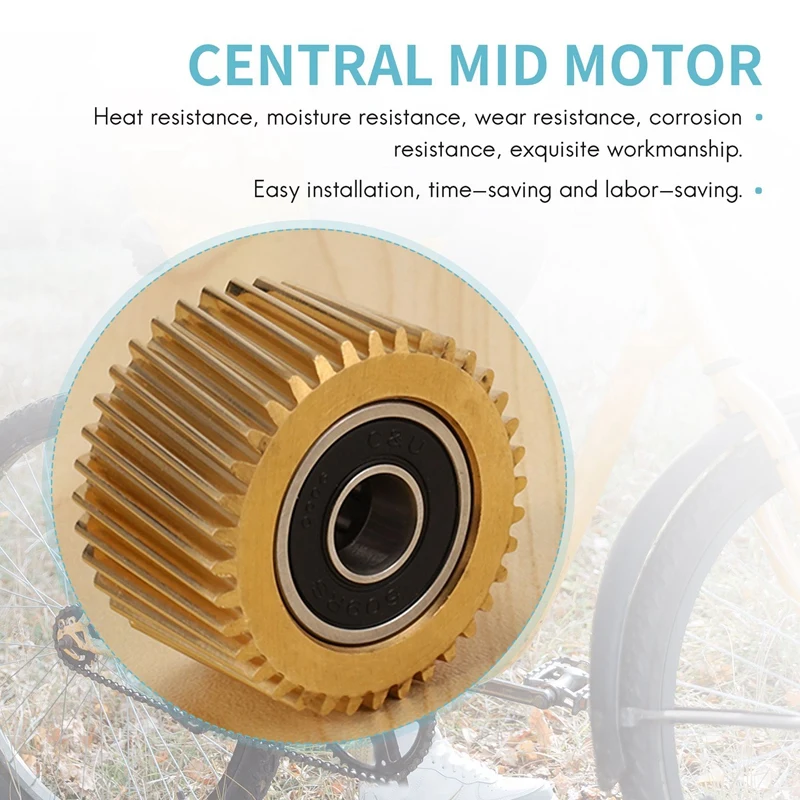 

ZXC-ryMetal Gear Replacement for Tongsheng TSDZ2 Mid Drive Motor Upgrade