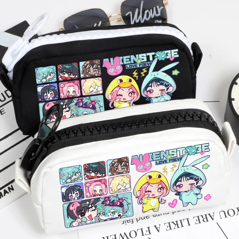 Anime Alien Stage Luka MiZi Till Ivan Cartoon Pen Bag Cosplay Writing Case Pencil-box Stationery Casing Zipper Style Xmas Gift