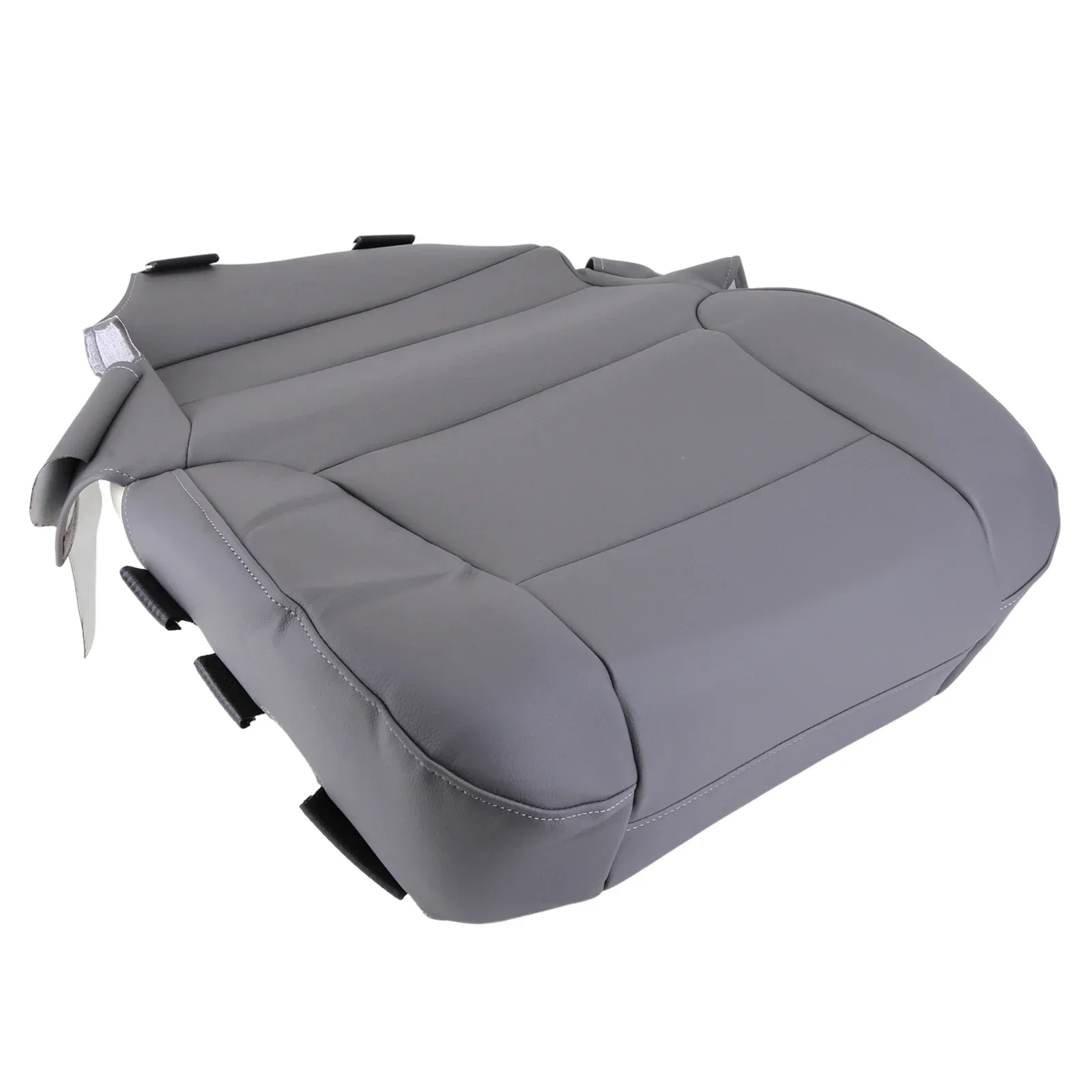 

Car Seat Cover Mircrofiber Leather Driver Side Bottom Seat Cover Compatible for S-ilverado 1500 2014-2019
