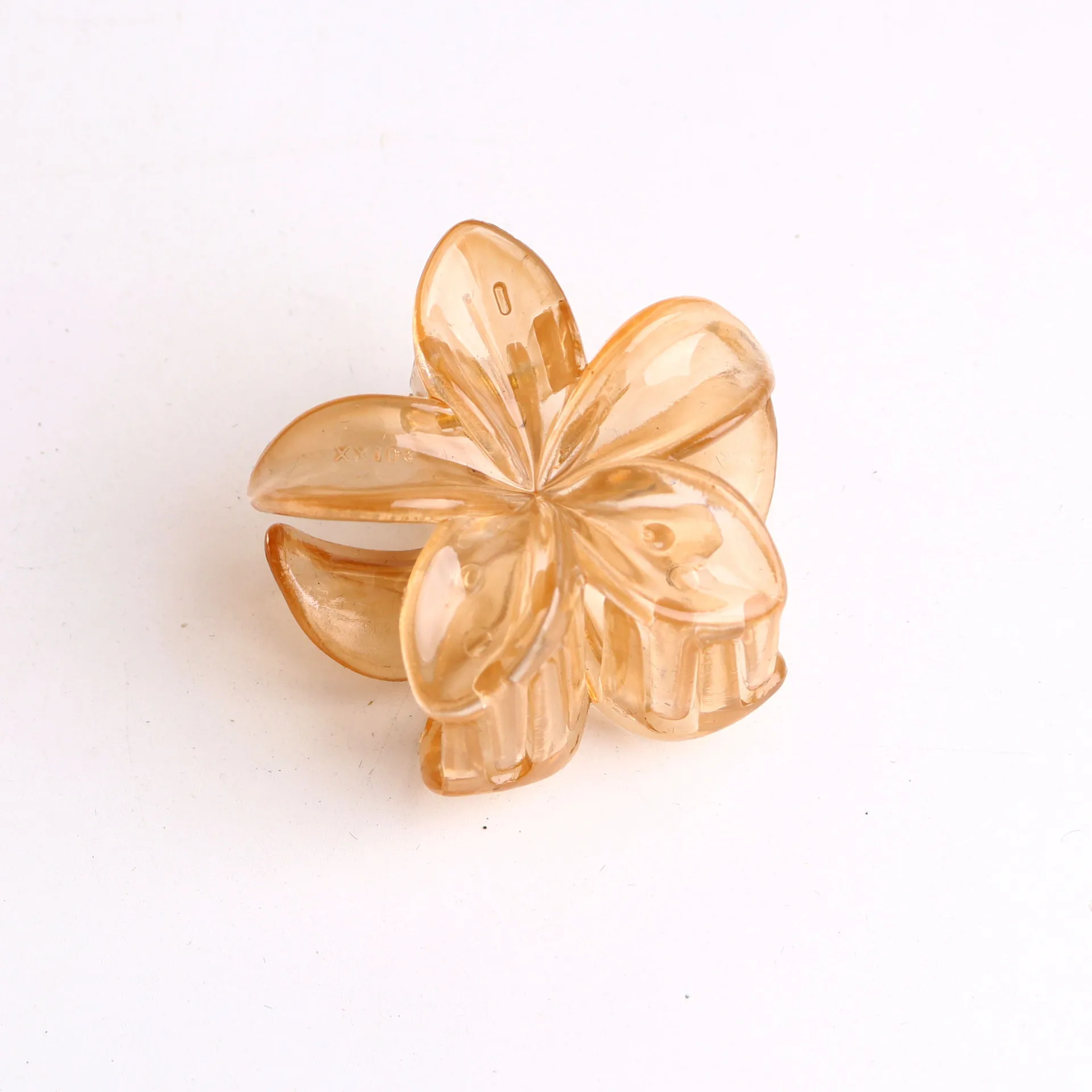 6Pcs/set Vintage Amber Leopard Print Color Jelly Flower Small Hair Clips Claw Clamp Hairpin Barrette Headdress Hair Accessories - view 6