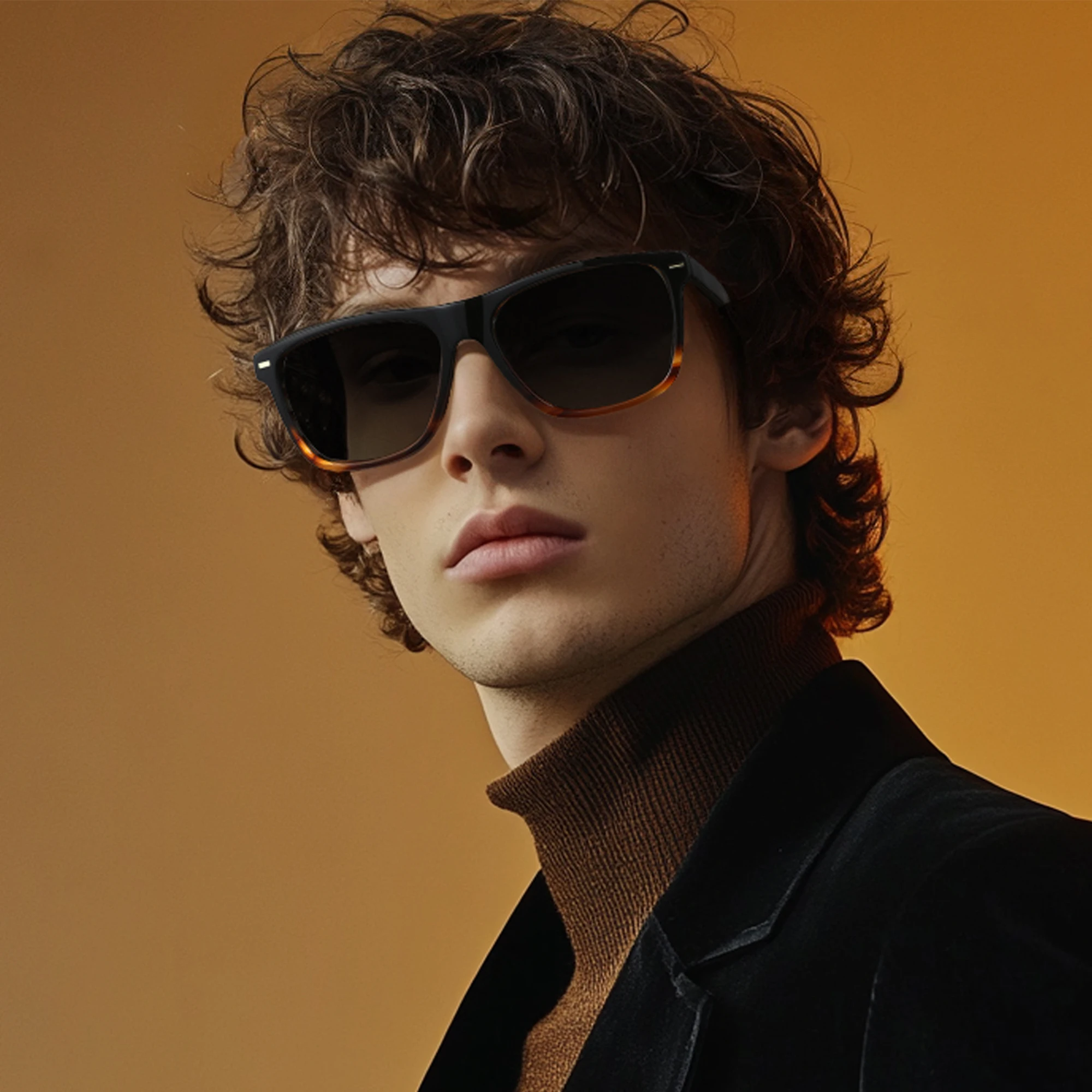 ZENOTTIC Fashion Square Polarized Sunglasses UV400 Protection Acetate Sun Glasses Classic Design Shade for Women Men