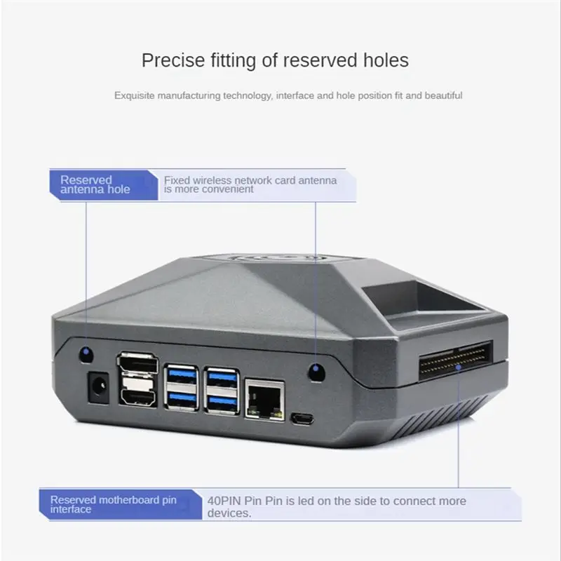 B68A For Jetson Nano 4GB Developer Kit Intelligence Development Board Kit With Jetson Nano Module+Aluminum Case