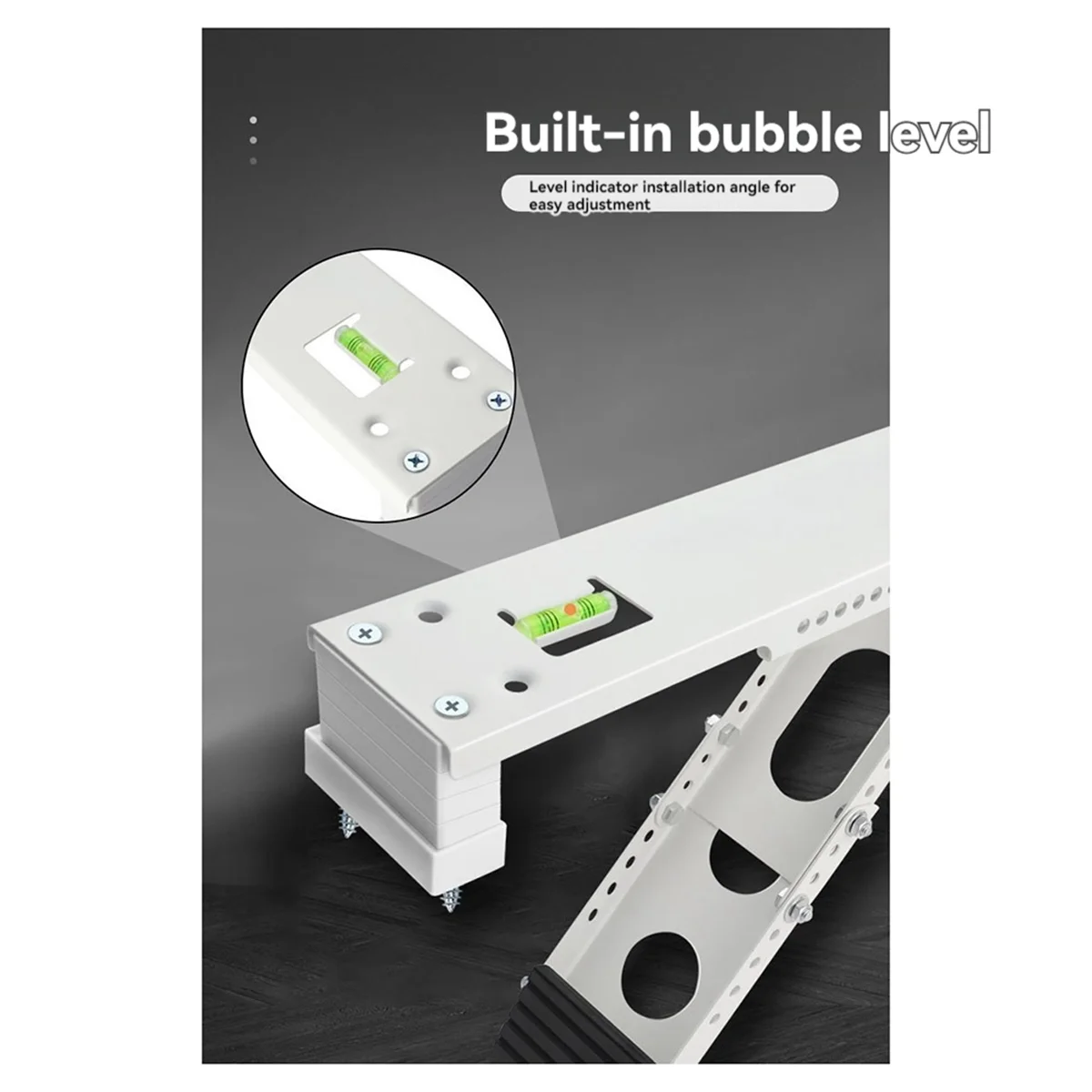 Raamairconditioner steunbeugel, verstelbare antislip schokabsorberende mat Raam AC veilige steunbeugel installeren